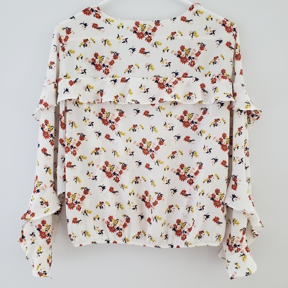 Max Studio, flutter sleeve, deep V neck, size MP - Picture 3 of 5